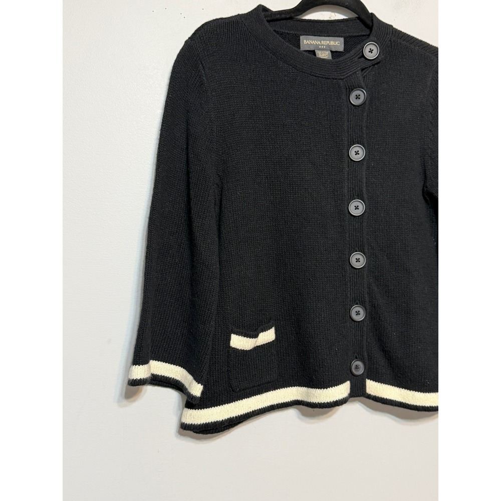 Banana Republic Parisian Chic Angora Blend Knit Cardigan Womens Size M Old Money - Picture 6 of 7